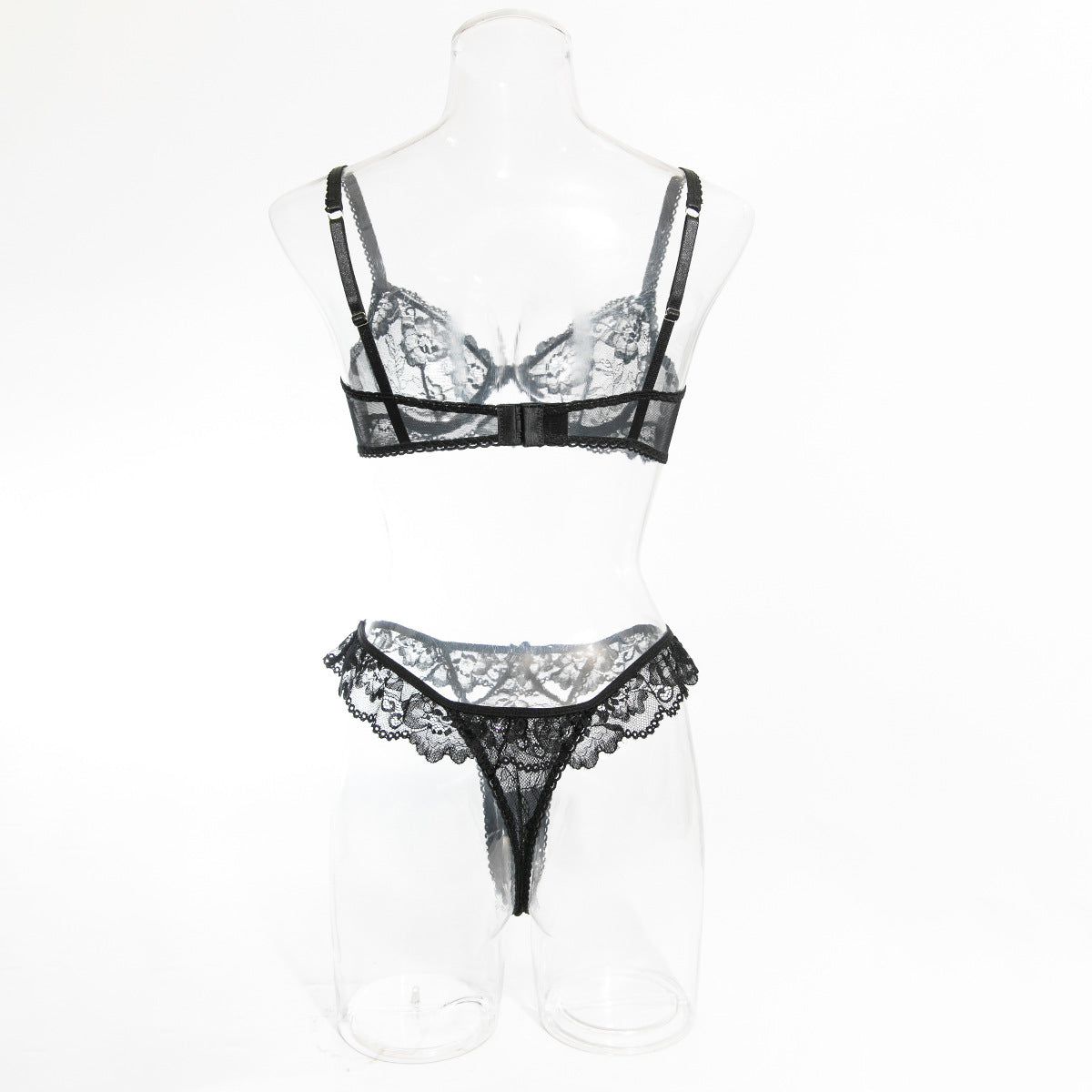 Noir Ruffle Lace Set image 10
