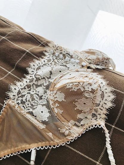 Eyelash Lace Backless Set image 1