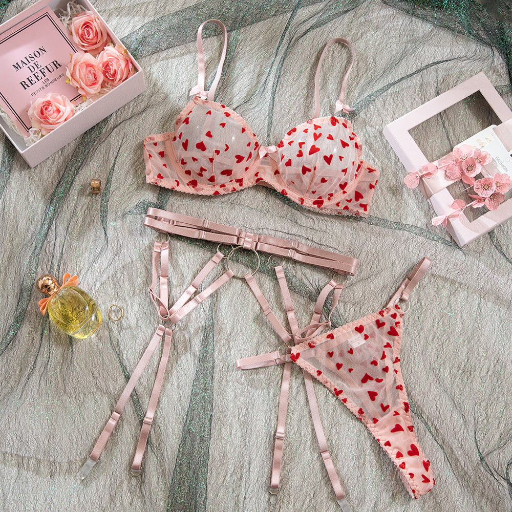 Heart Ring Garter Set image 5