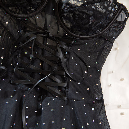 Noir Spark Veil Chemise image 4