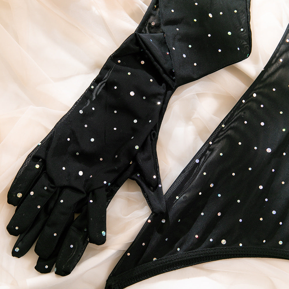 Scarlet Éclat Sequin Bodysuit image 4