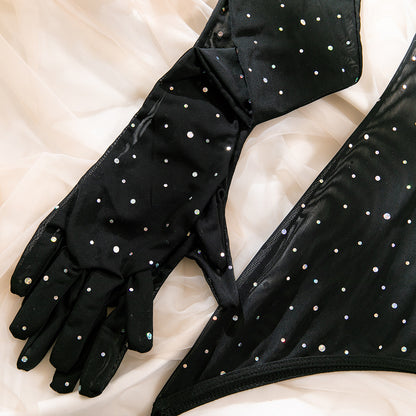 Scarlet Éclat Sequin Bodysuit image 4