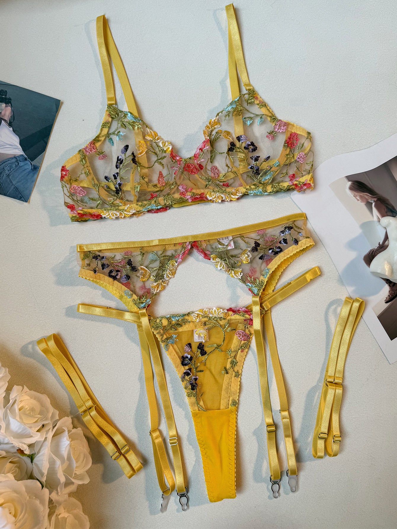 Gilded Blossom Sheer Set image 4