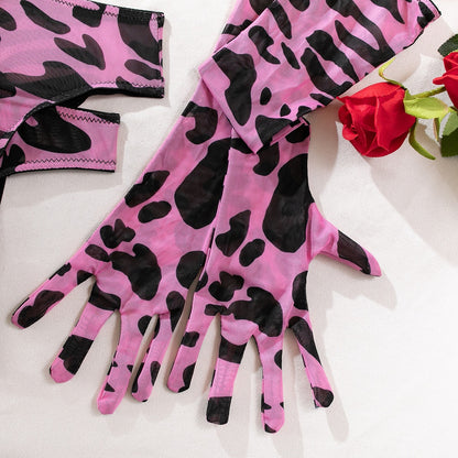 Prism Leopard Garter Set image 2