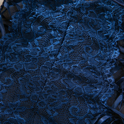 Noir Lattice Lace Bodysuit image 12