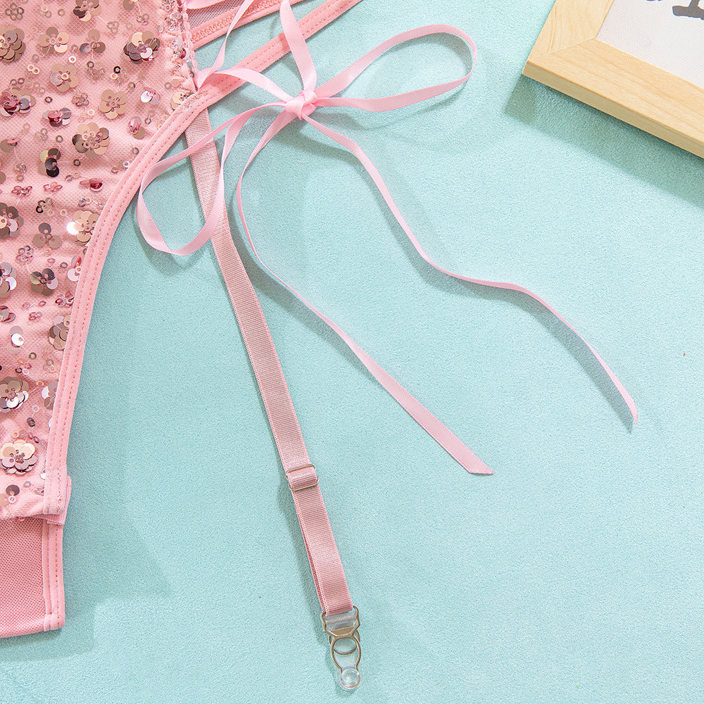 Rosé Butterfly Cincher Bodysuit image 3