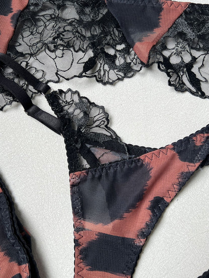 Leopard Opera Garter Set image 8