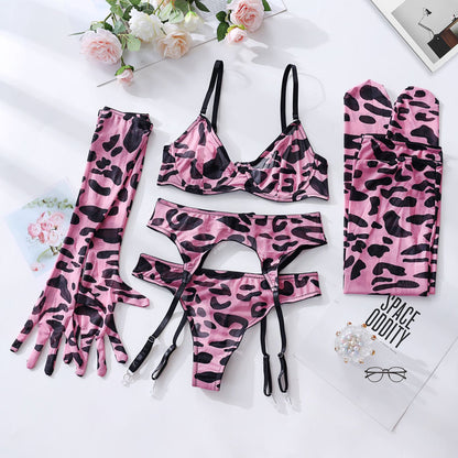 Prism Leopard Garter Set image 6