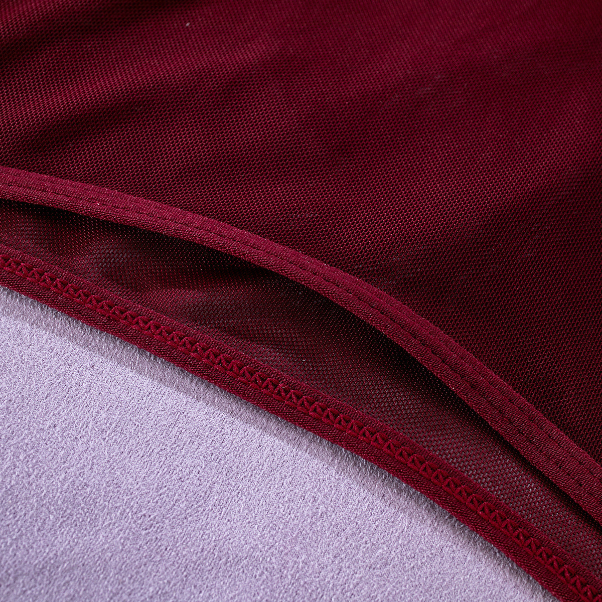 Burgundy Veil Tie Set image 13