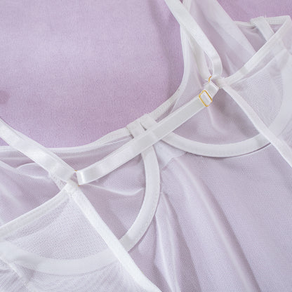 Burgundy Veil Tie Set image 15