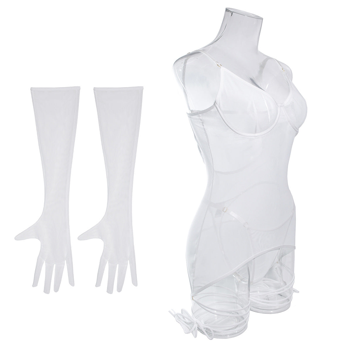 Burgundy Veil Tie Set image 16