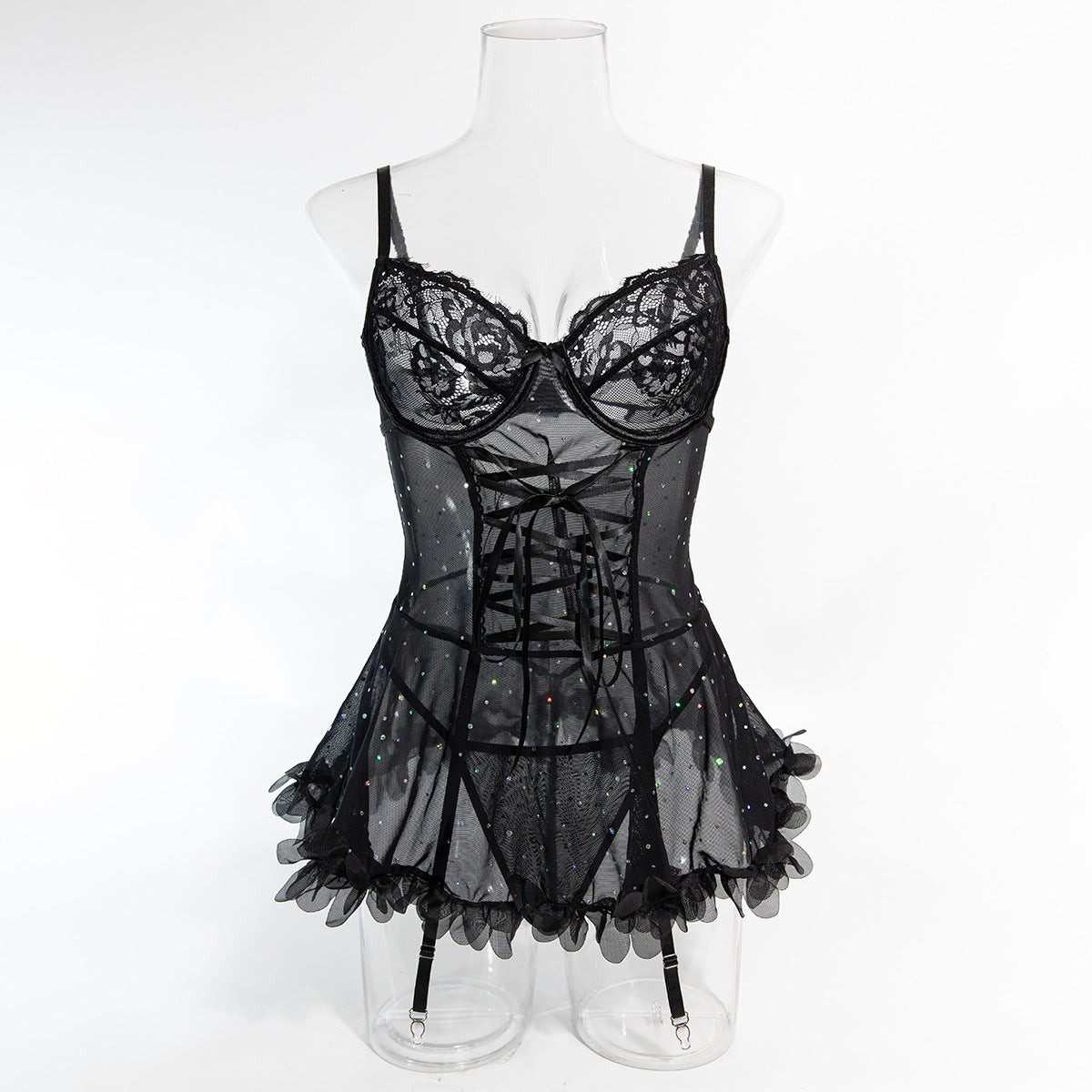 Noir Spark Veil Chemise image 23