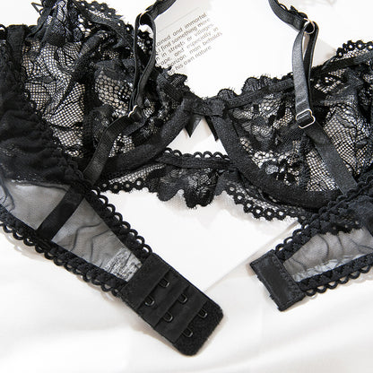 Noir Ruffle Lace Set image 6