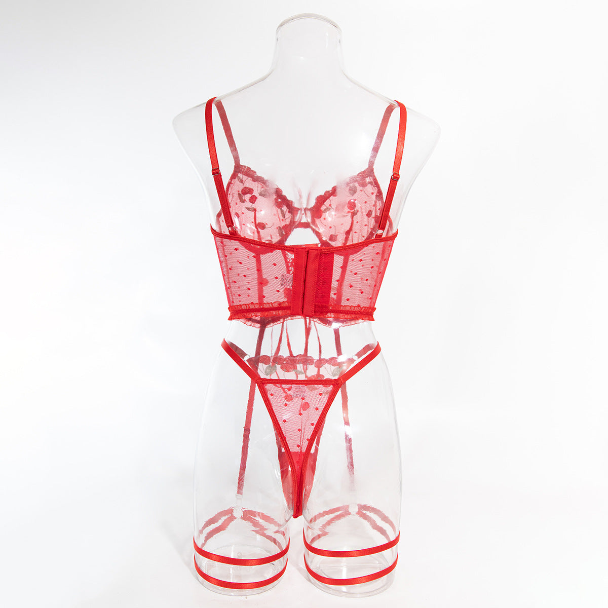 Rouge Garland Embroidered Set image 8