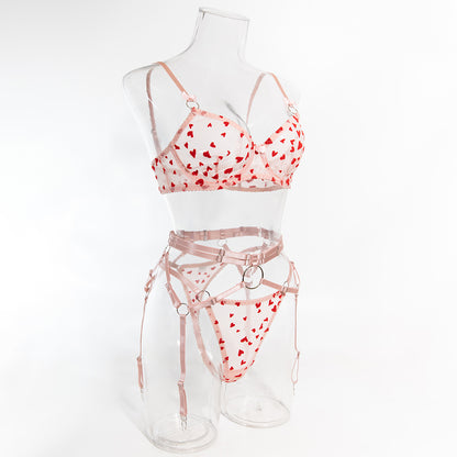 Heart Ring Garter Set image 22