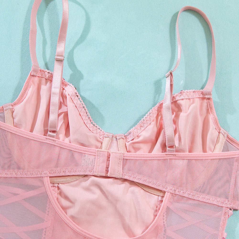 Rosé Butterfly Cincher Bodysuit image 5