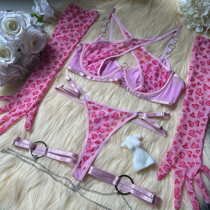 Pink Fauve Chain Set image 13
