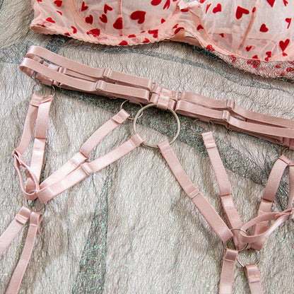 Heart Ring Garter Set image 30