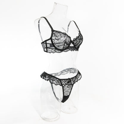 Noir Ruffle Lace Set image 13