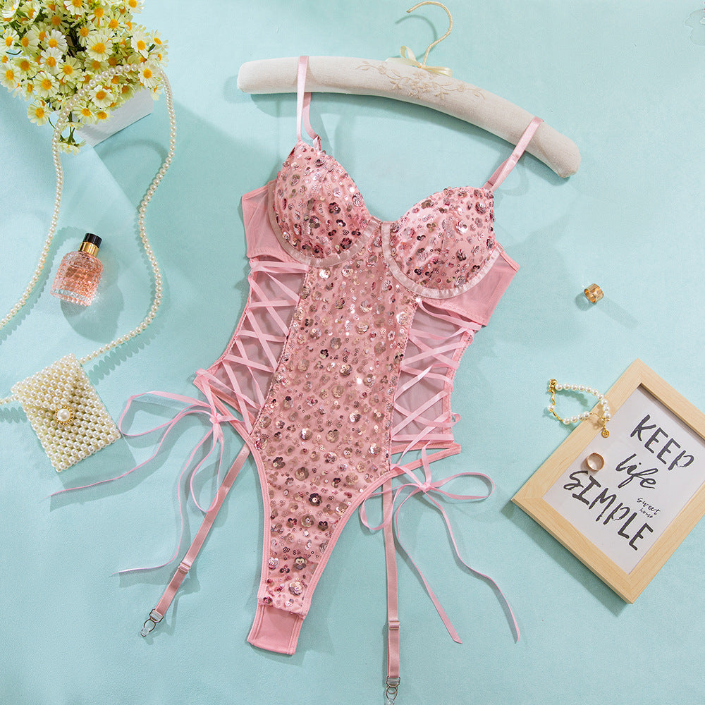 Rosé Butterfly Cincher Bodysuit image 10
