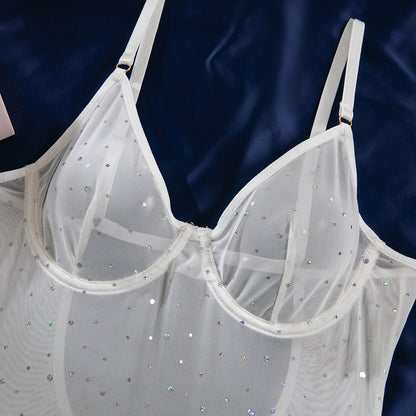 Scarlet Éclat Sequin Bodysuit image 36