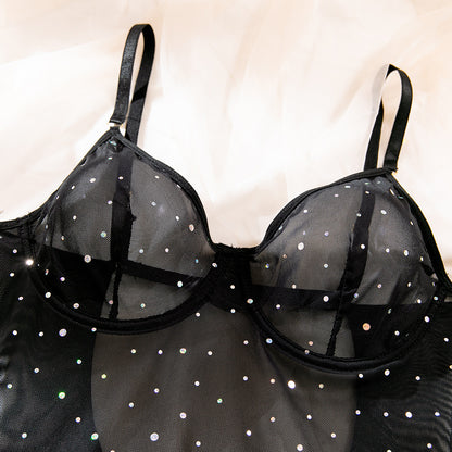 Scarlet Éclat Sequin Bodysuit image 38