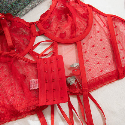 Rouge Garland Embroidered Set image 23