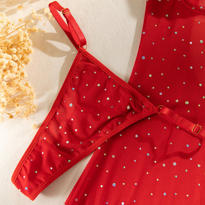 Scarlet Éclat Sequin Bodysuit image 40
