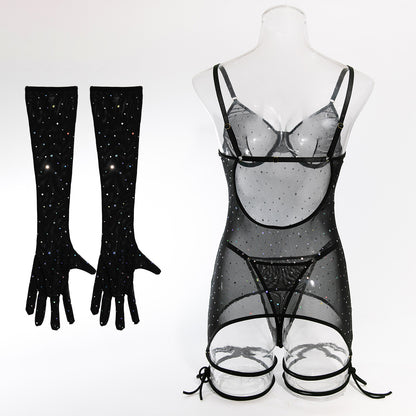 Scarlet Éclat Sequin Bodysuit image 47