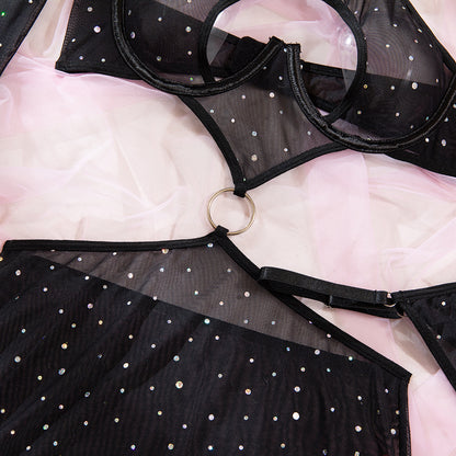 Noir Aperture Glove Dress image 23