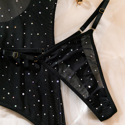 Scarlet Éclat Sequin Bodysuit image 51